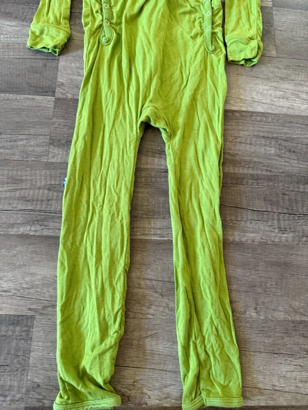 Kickee green pajama